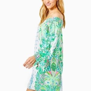 Lilly Pulitzer Size medium MaryEllen Dress Resort White Coconut